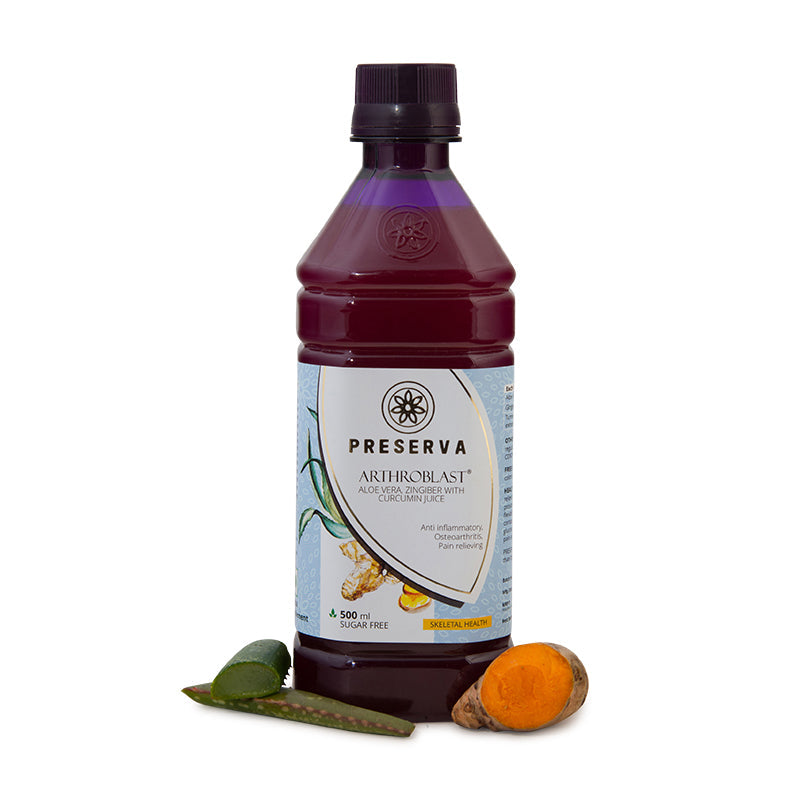 Preserva Wellness Arthroblast Juice on a white background.