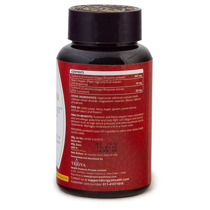 Preserva Wellness Cholestoblast Capsules product information on a white background.