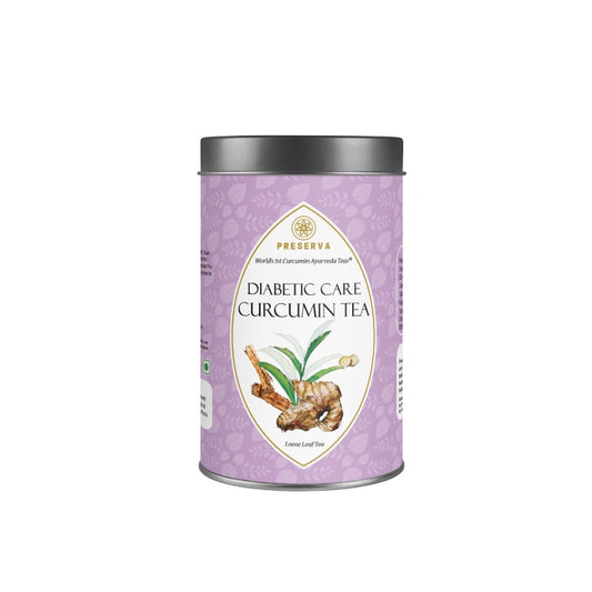 Preserva Wellness Diabetic Care Tea Box 50 grams on a white background