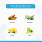 Ingredients of Preserva Wellness Nutrixgold Juice. (Aloe Vera, Curcumin, Lemon & Gooseberry)