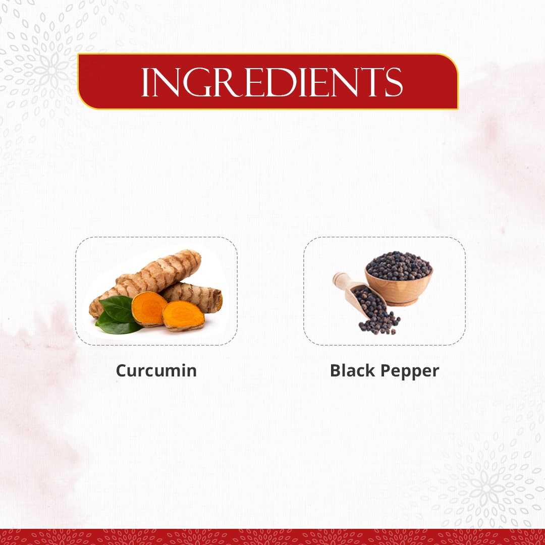 Ingredients of Preserva Wellness Cholestoblast Capsules. (Curcumin & Black Pepper)