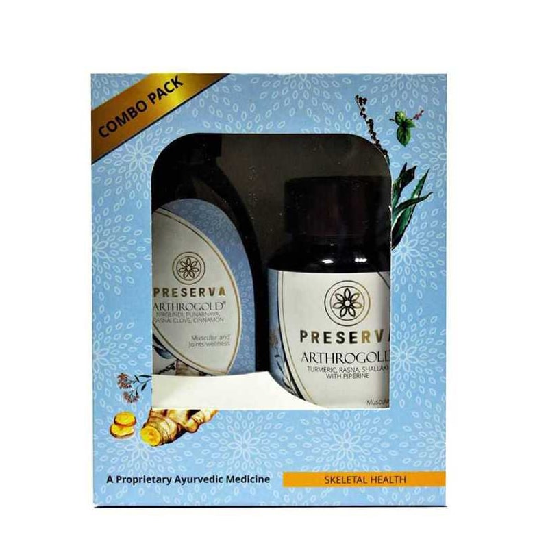 ARTHROGOLD TABLETS AND OIL PACK (60 tablets & 100 ml)