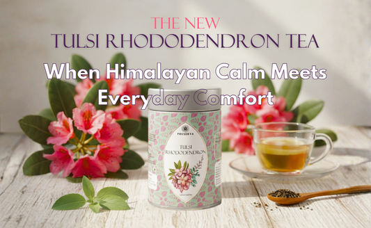 Tulsi Rhododendron Tea: When Himalayan Calm Meets Everyday Comfort