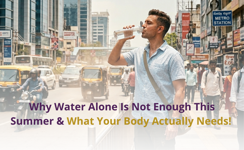 Why Water Alone Is Not Enough This Summer & What Your Body Actually Needs