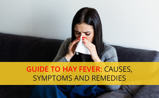A woman using tissue during fever or flu