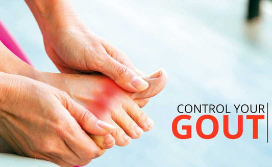 A foot with gout