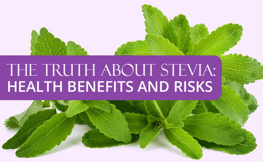 Fresh and raw leaves of stevia