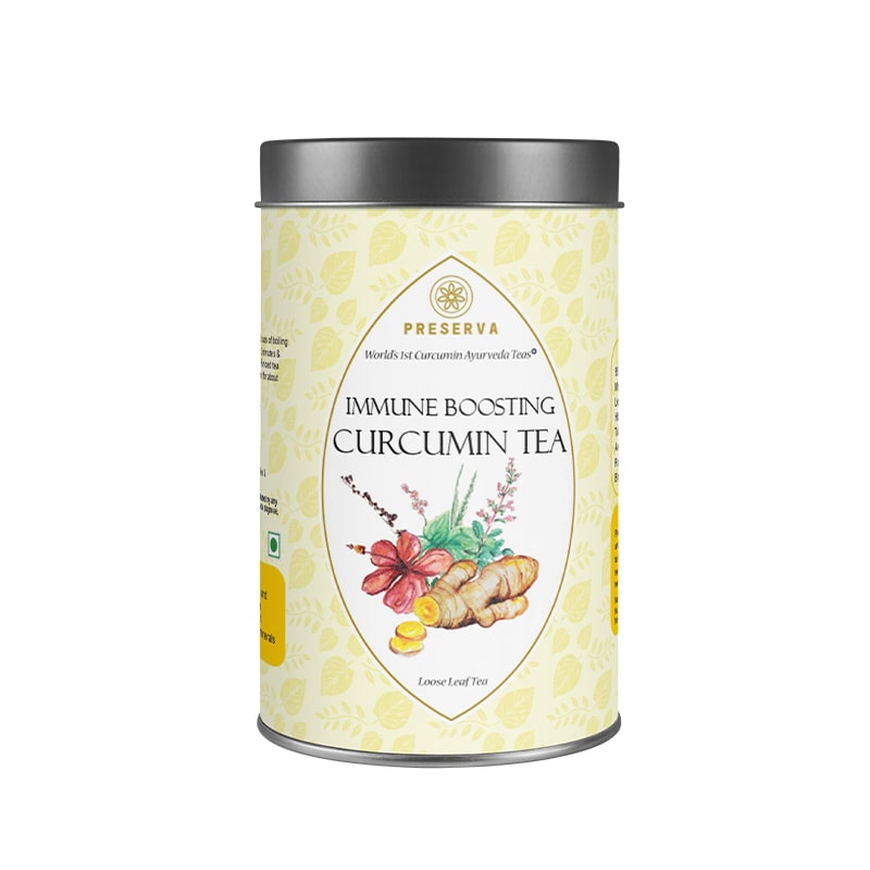  Preserva Wellness Immune Boosting Tea Box 50 grams on a white background.