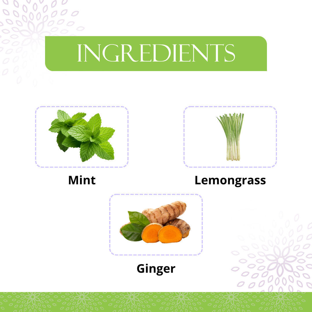 MINT GINGER LEMONGRASS (50 grams)