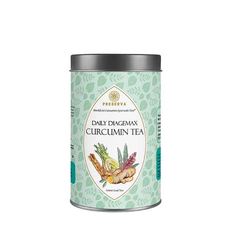 Preserva Wellness Daily Diagemax Tea Box 50 grams on a white background