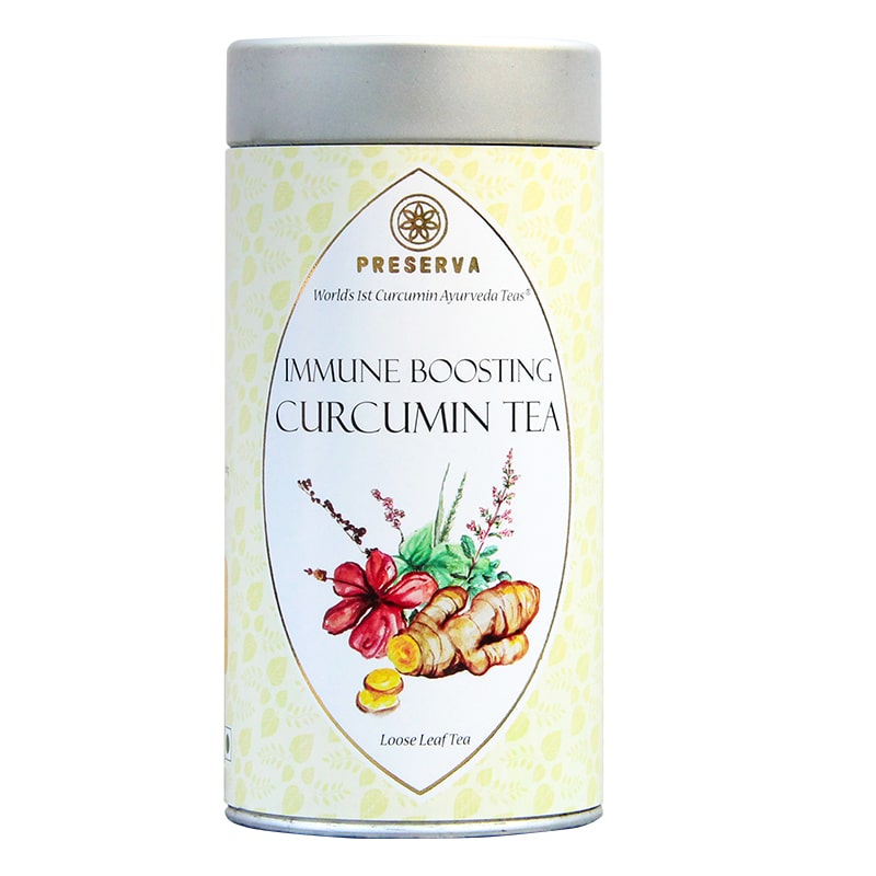 Preserva Wellness Immune Boosting Tea Box on a white background.